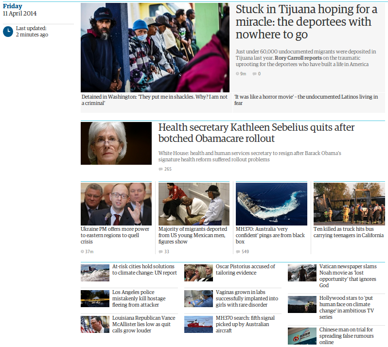 Curating the UK News frontpage with the new Guardian fronts tool